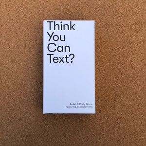 Think You Can Text Card Game
